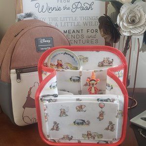 Loungefly Disney Winnie The Pooh Eeyore Piglet Tigger Backpack Organizer